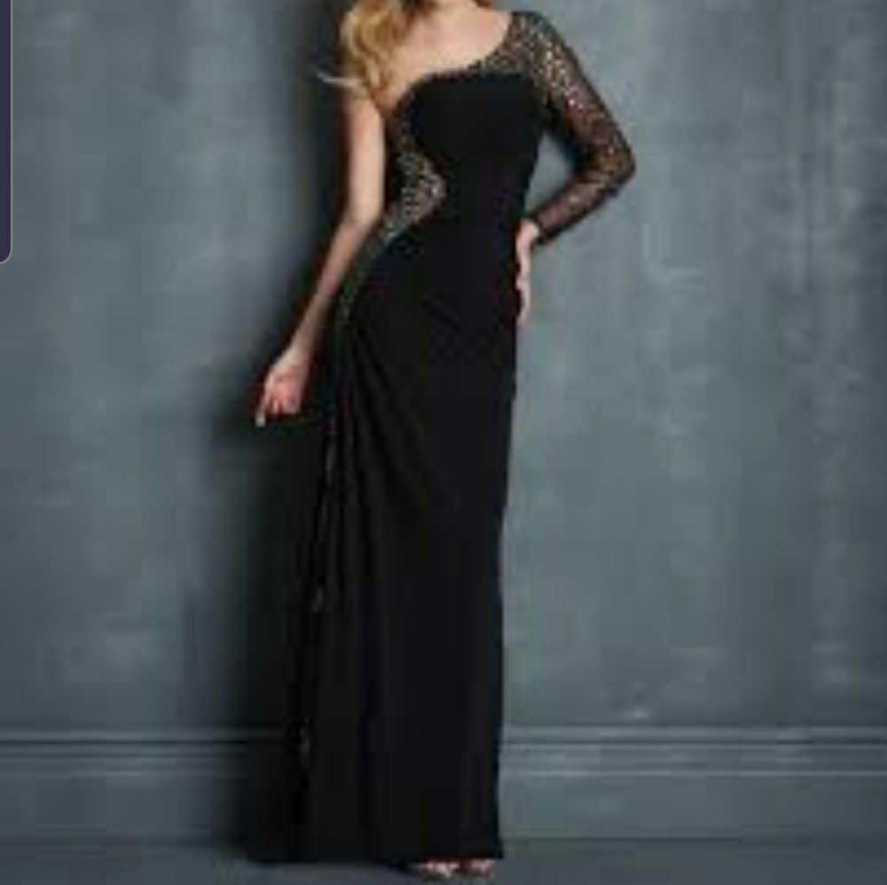 Black Moves Beaded Dress